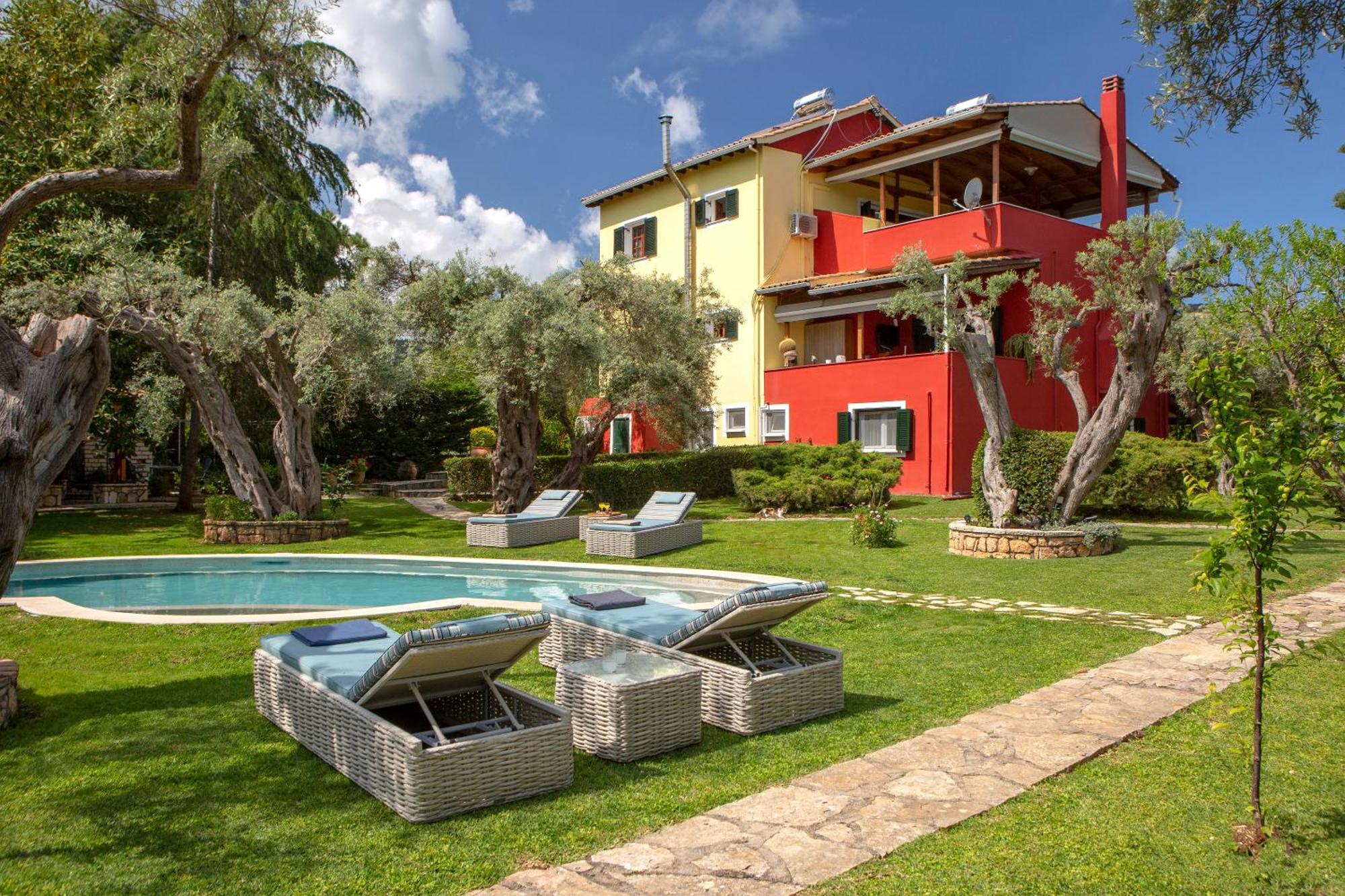 Poly'S Villa Lefkada Apolpaina ภายนอก รูปภาพ
