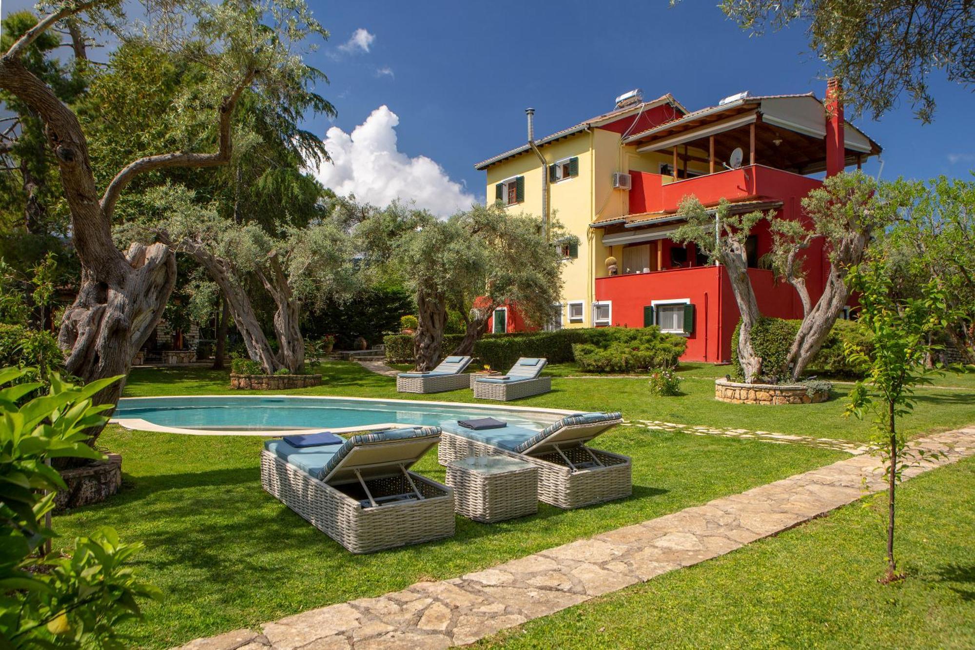 Poly'S Villa Lefkada Apolpaina ภายนอก รูปภาพ